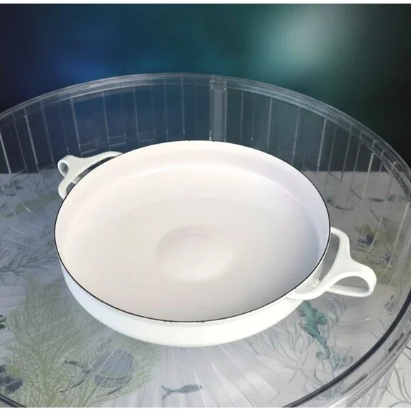 Dansk Paella Pan 10” White Kobenstyle Designs France Cookware