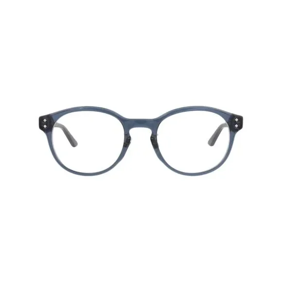 Gucci Round-Frame Recycled Acetate Optical Frames Blue Mens