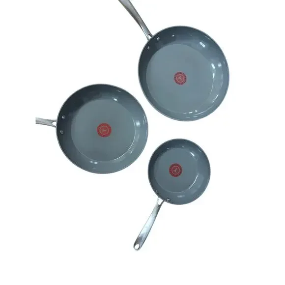 T-fal Ceramic Non-Stick Frypan Set, 3-piece
