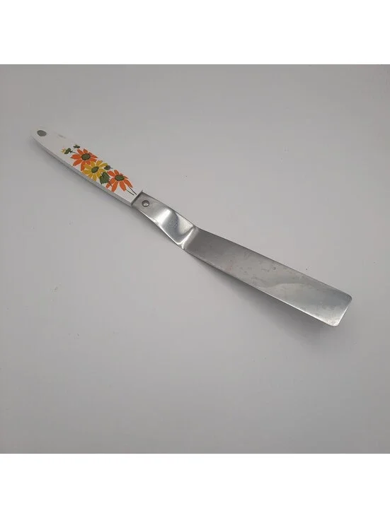 Vtg Ekco Offset Spatula Cottage Core MCM Stainless Steel USA