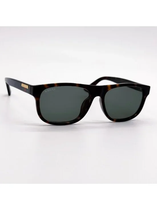 New Gucci Havana Green Men Sunglasses GG0770SA 003