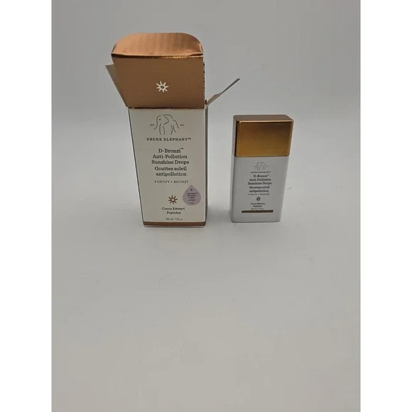 Drunk Elephant D Bronzi Anti-Pollution Sunshine Drops ~Full Size ~ 1 fl oz ~ NIB