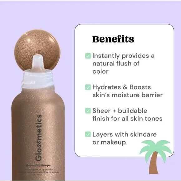 Glossmetics Bronzing Drops, New in Box