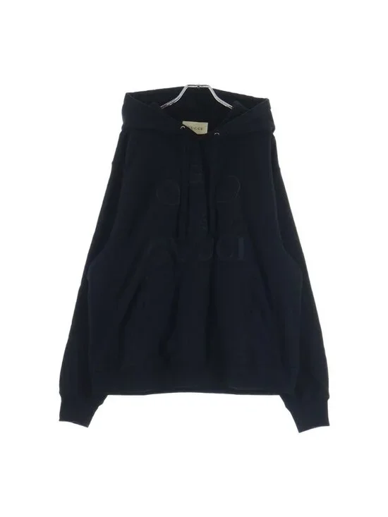 Gucci Tennis Embroidery Hoodie Black