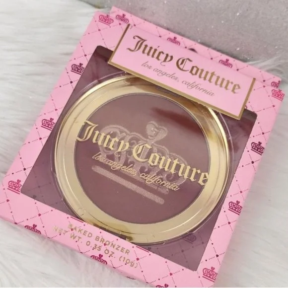 🎅🏻 SALE Juicy Couture Baked Bronzer - color Cocoa Glow extra large compact  new