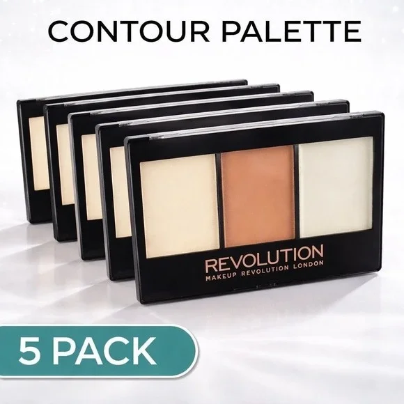5-Pack Makeup Revolution Ultra Contour Kit Lightening F02 Face Palette Trio New