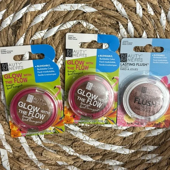 Beauty Benefits Blush and Bronzer Trio Set