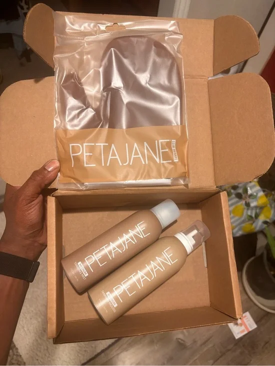 Petajane Bronzing Mousse & Applicator Set - Medium