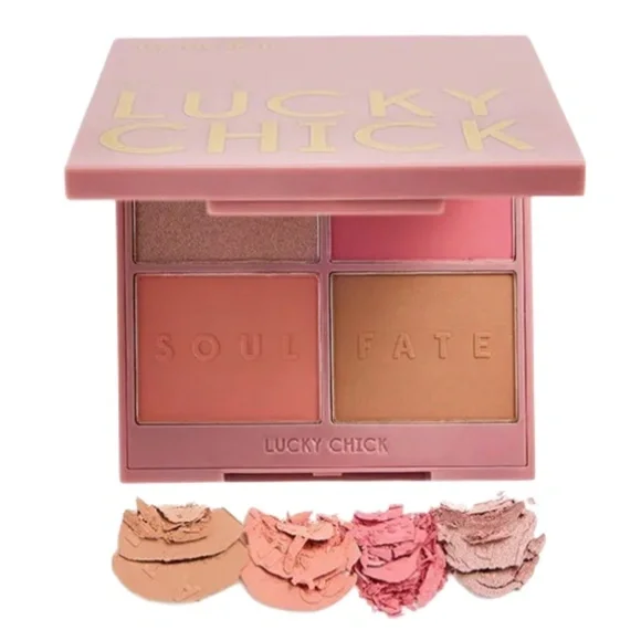 Lucky Chick Mystic Halo Glow Bronzer Highlight Palette - Aura, Rise, Soul, Fate