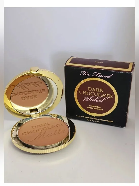 Too Faced Chocolate Soleil Matte Bronzer ( Dark Chocolate ) New in Box