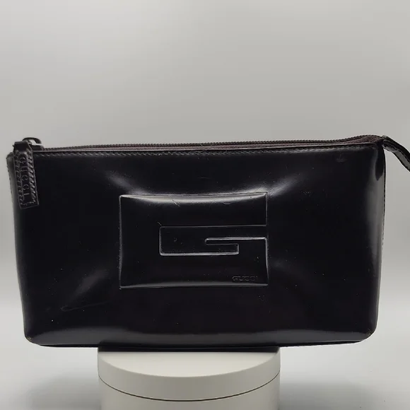 Gucci‎ Black Leather Toiletry Bag