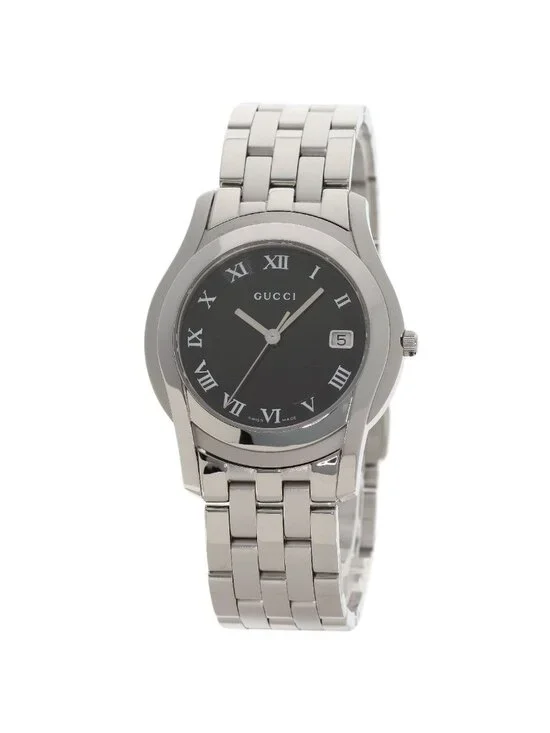 Gucci Round Face Watch SS