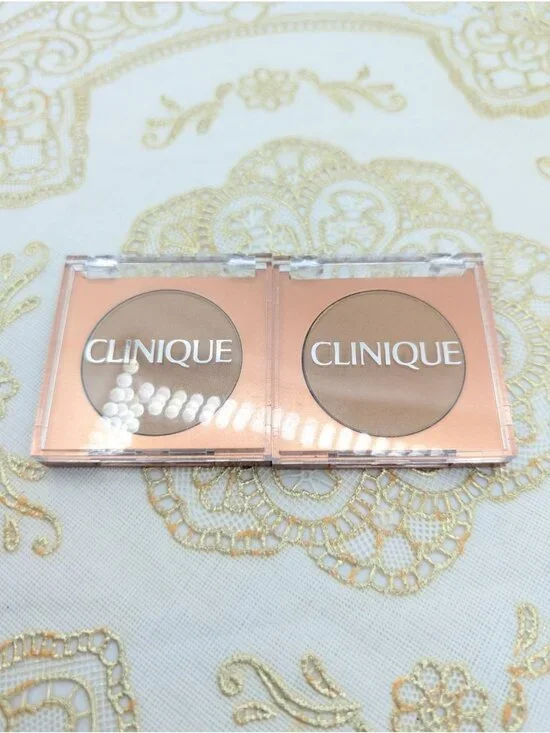 Set 2 Clinique Bronzer 02 Sunkissed True Bronze Pressed Powder 3.3g .11 Oz