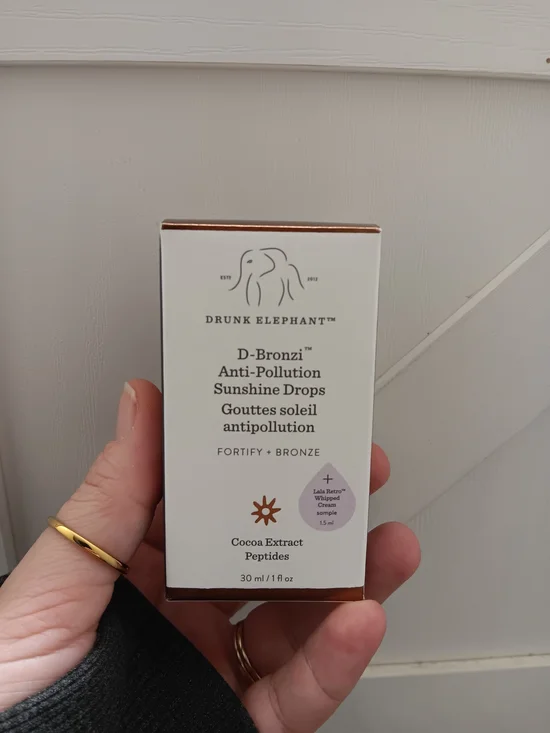 Drunk Elephant D-Bronzi Anti-Pollution Sunshine Drops - Bronze/Copper Accents