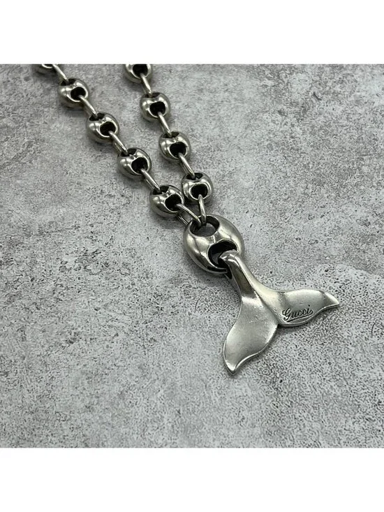 Gucci Marina Chain Whirlpool Motif Necklace