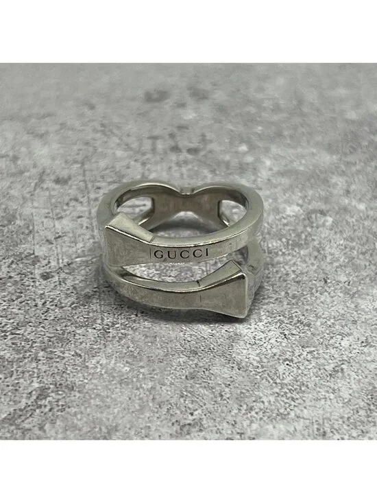Gucci Ring Silver Nail