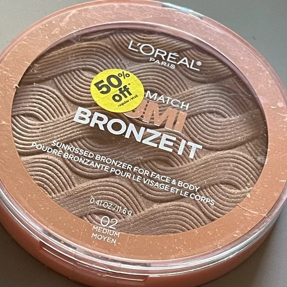 L'Oreal True Match Lumi Bronze It Sunkissed Glow Bronzer x Face Body #02 Medium