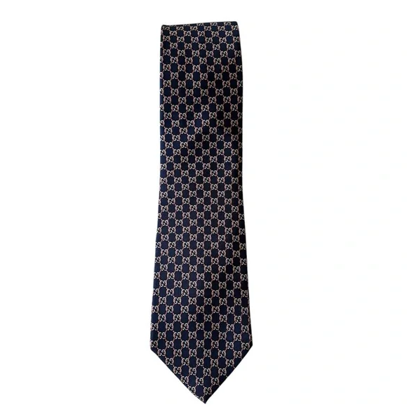 GG SILK JACQUARD TIE Brand New