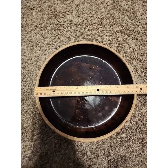 Vintage Cookin Ware Health‎ Cook Rite Economy Brown Pie Plate 10