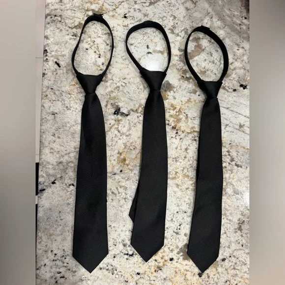 Nautica Classic Black Necktie- Kids; Looks like new, only used once.