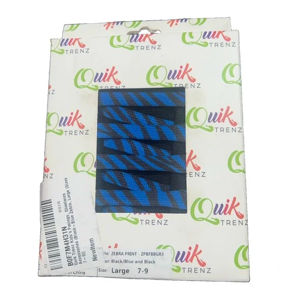 8N26/ Visit the Quik Trenz Store Kids's Facings, Shoelaces Accessories