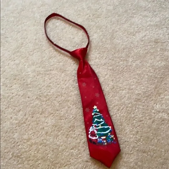 Musical Christmas Tie 8 & under.