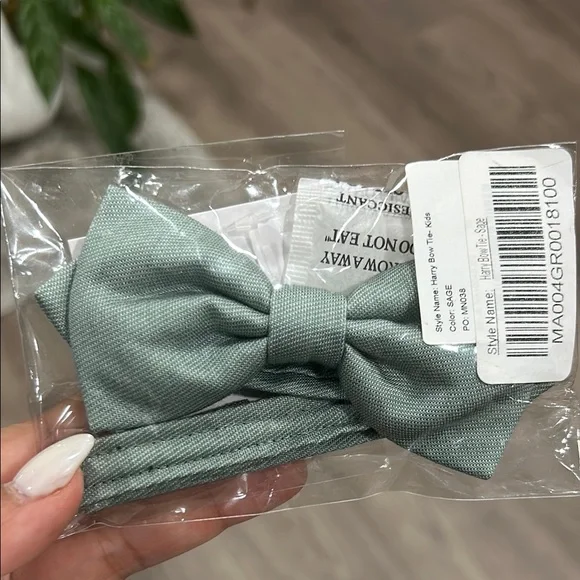 Hair Bow Headband for Kids - Sage Green