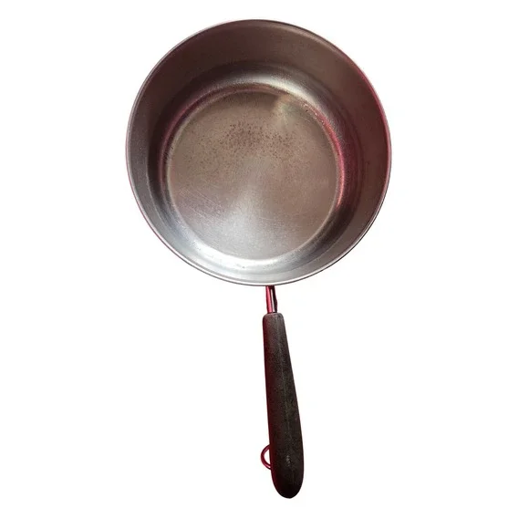 Vintage Revere Ware 2‎ Qt Saucepan Copper Bottom Stainless Steel Pot 1801 USA