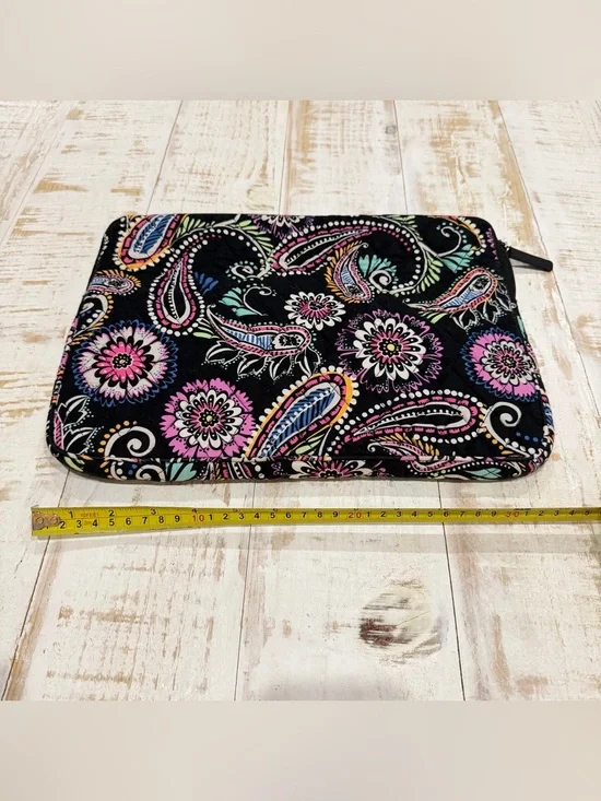 Vera Bradley Laptop Sleeve in Bandana Swirl Paisley