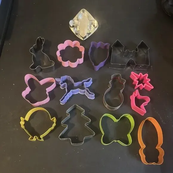 Cookie Cutters Lot 14 Holiday Cookie Cutters