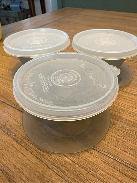 Vintage Tupperware Parfait/Snack Cups - Set of 3