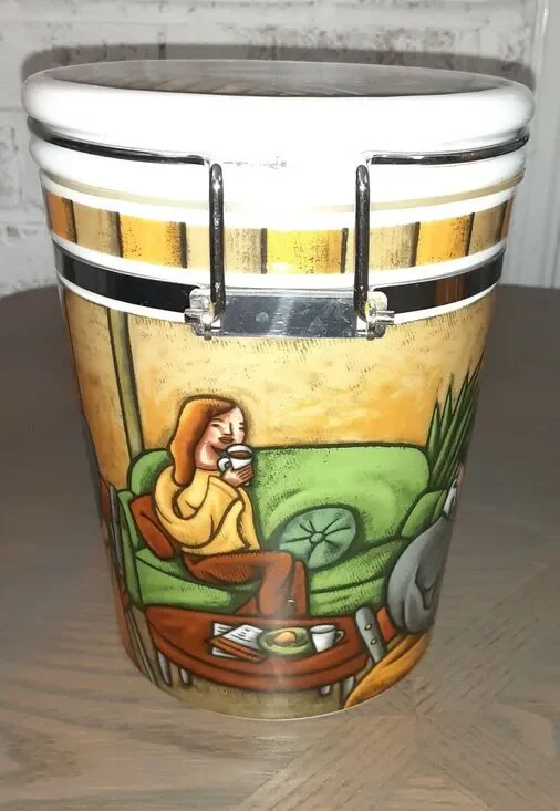 MSC Joie De Vivre Cafe Canister Art Deco Inspired