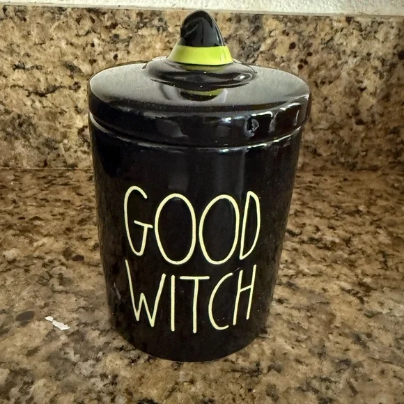 RAE DUNN Good Witch Jar Canister‎ NIB