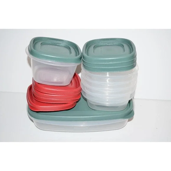 Rubbermaid Square 2 cup‎ 6pc Food Storage Containers 7J57 & 1Z06 5.5 cup set