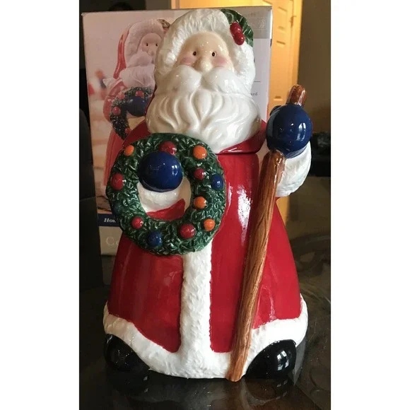 Santa cookie jar‎ by Hometrends