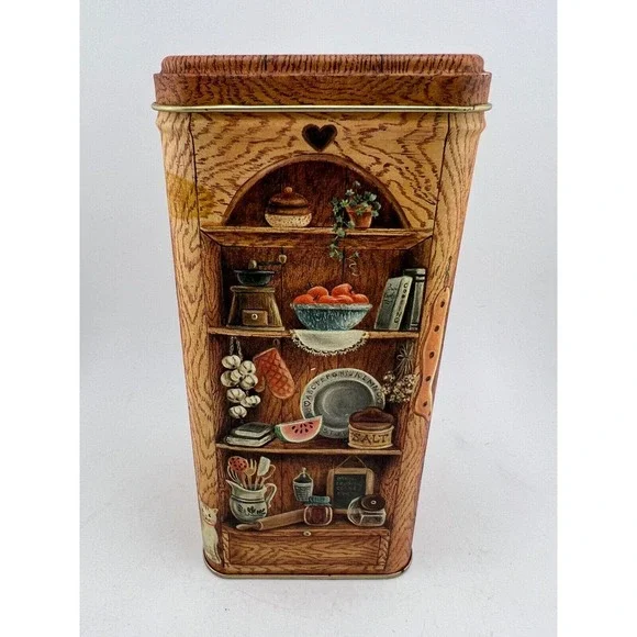 Century Resources INC Allover‎ Print Empty Tin Kitchen Bookshelf