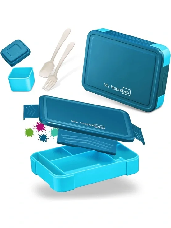 My VesperBox Lite Blue Lunch Bento Box Food Storage Container