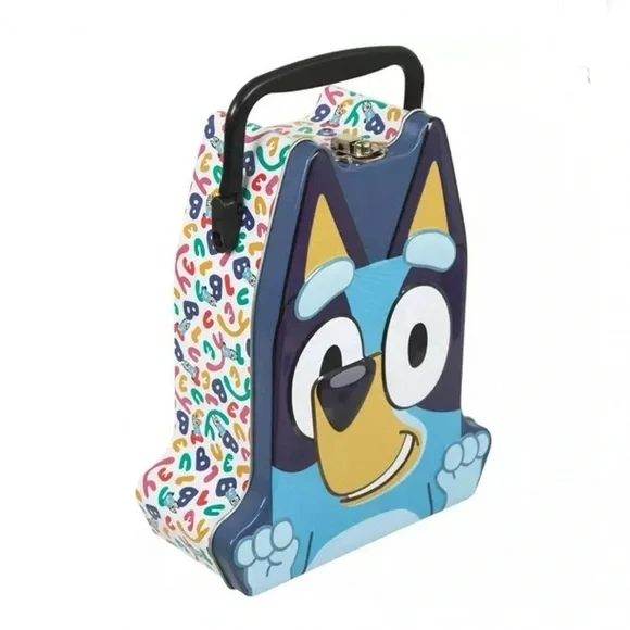 BLUEY Head Shaped Carry All Lunchbox colorful Character Lunch Box