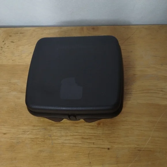 New Tupperware Black Lunch Sandwich Keeper