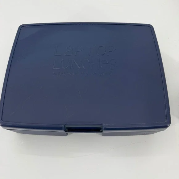 Laptop Lunches Bento Box Food Container Set Blue Red V2508 Made in USA