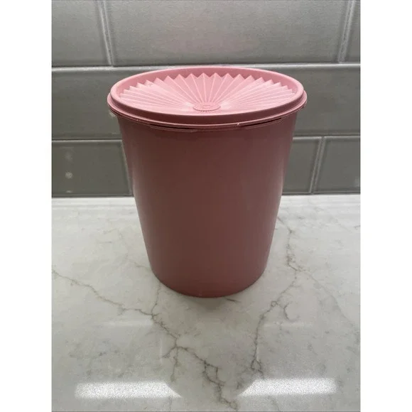 Vtg Tupperware Dusty Rose Pink Mauve 8 1/2