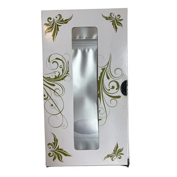 Metropolitan Stand-Up Bag Loose Tea Pouches Resealable  3 Oz 50 Pack Silver Foil