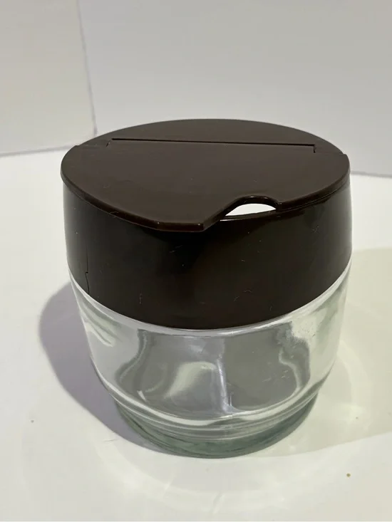 Vintage Gemco Glass Condiment Jar