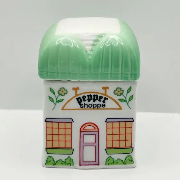 EPI International 1990 Spice Market Collection Pepper Porcelain Spice Jar VNTG