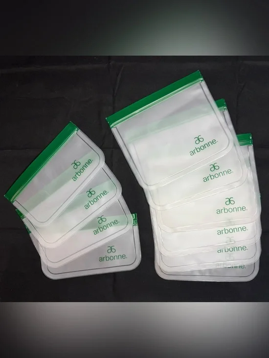 ✨🆕 Arbonne Reusable Ziplock Bags