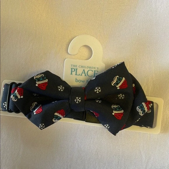 The Children's Place Festive Navy Bow Tie