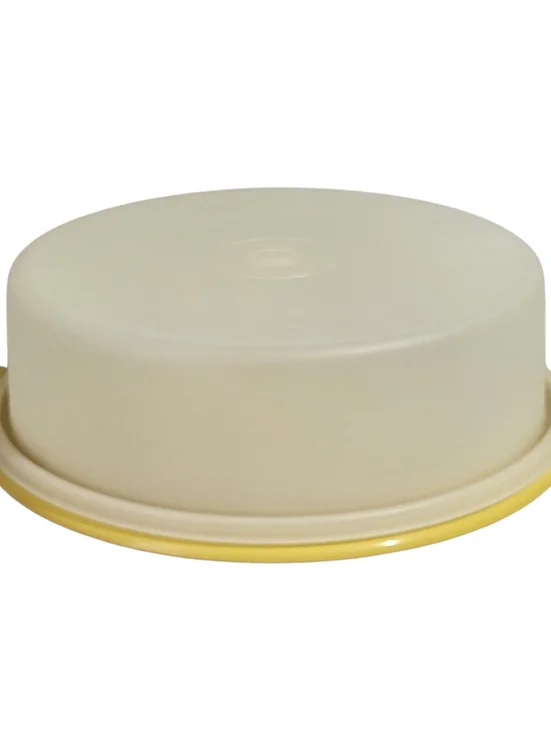 Vintage Tupperware Pie Cake Carrier Keeper Harvest Gold #719 Base #720 Seal 10
