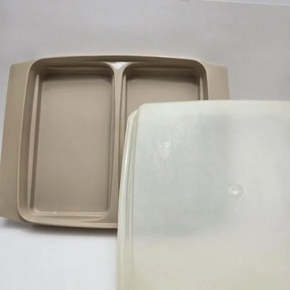 Vintage TUPPERWARE Deviled Egg Carrier Container & Lid - No Trays