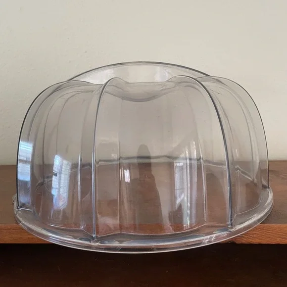 Nordic Ware Acrylic Plastic Bundt Cake Cover LID ONLY Replacement Clear