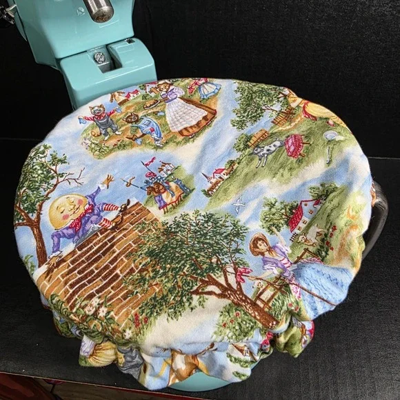 Nursery Rhyme Brown Geometric KitchenAid Mixer Mixing Bowl Cover Baking